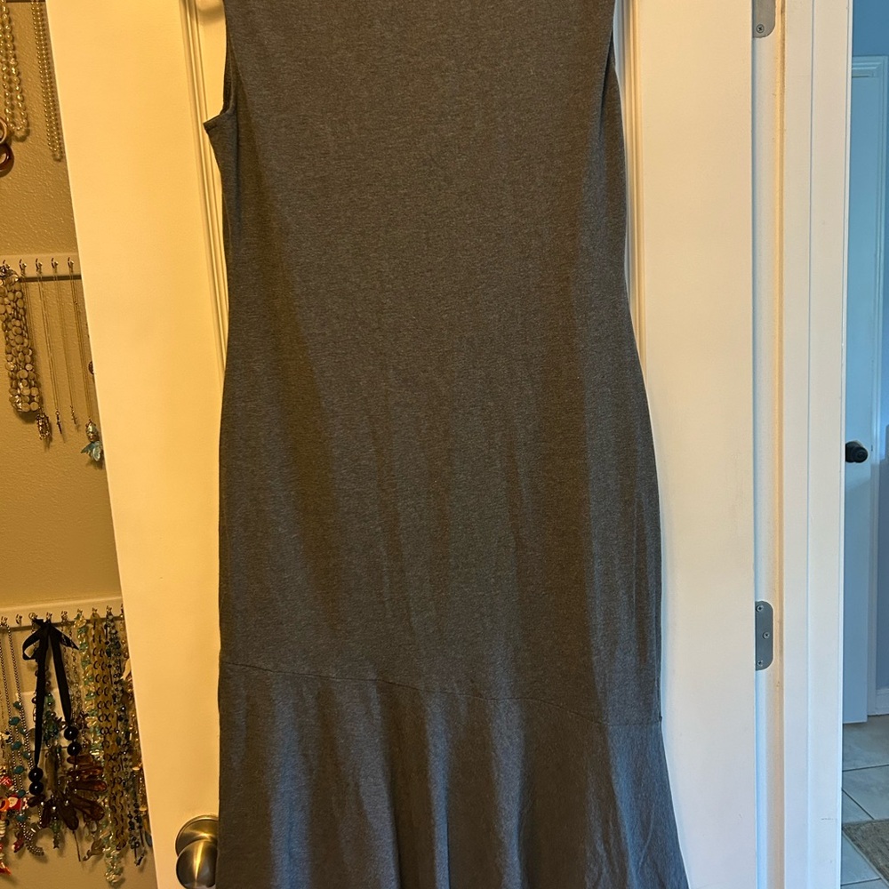 Karl Lagerfeld Charcoal Midi Dress